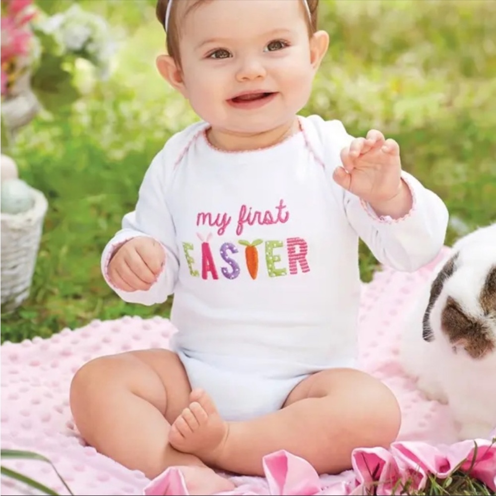 NWT Mud Pie My First Easter Onsie 0-6m